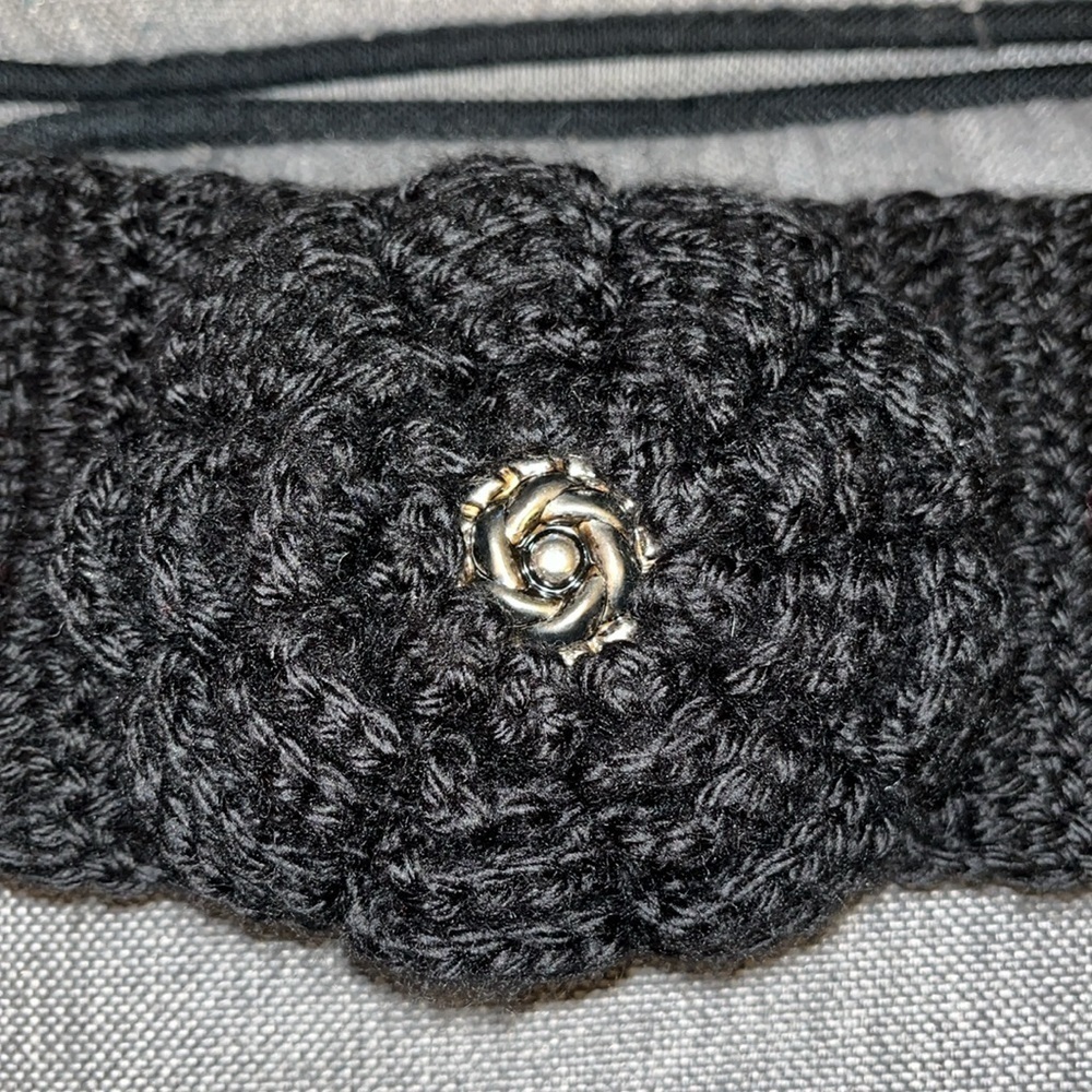 Noelle Enterprises Royal Purple Headband with Gemstone Embellishment black
